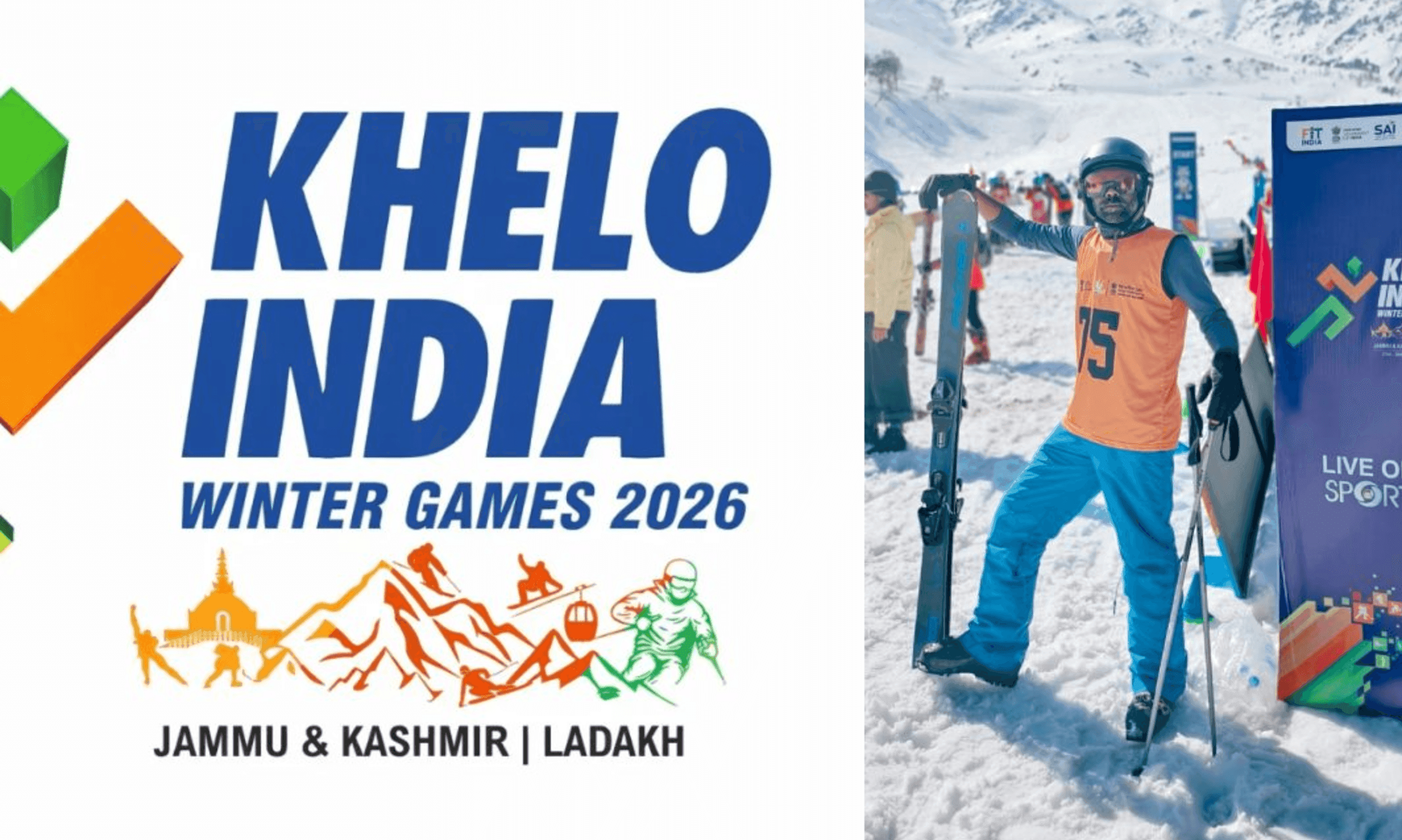 खेलो इंडिया शीतकालीन खेल–2026: IRS अधिकारी शैलेंद्र देशमुख गुलमर्ग में दिखाएंगे अल्पाइन स्कीइंग का दम