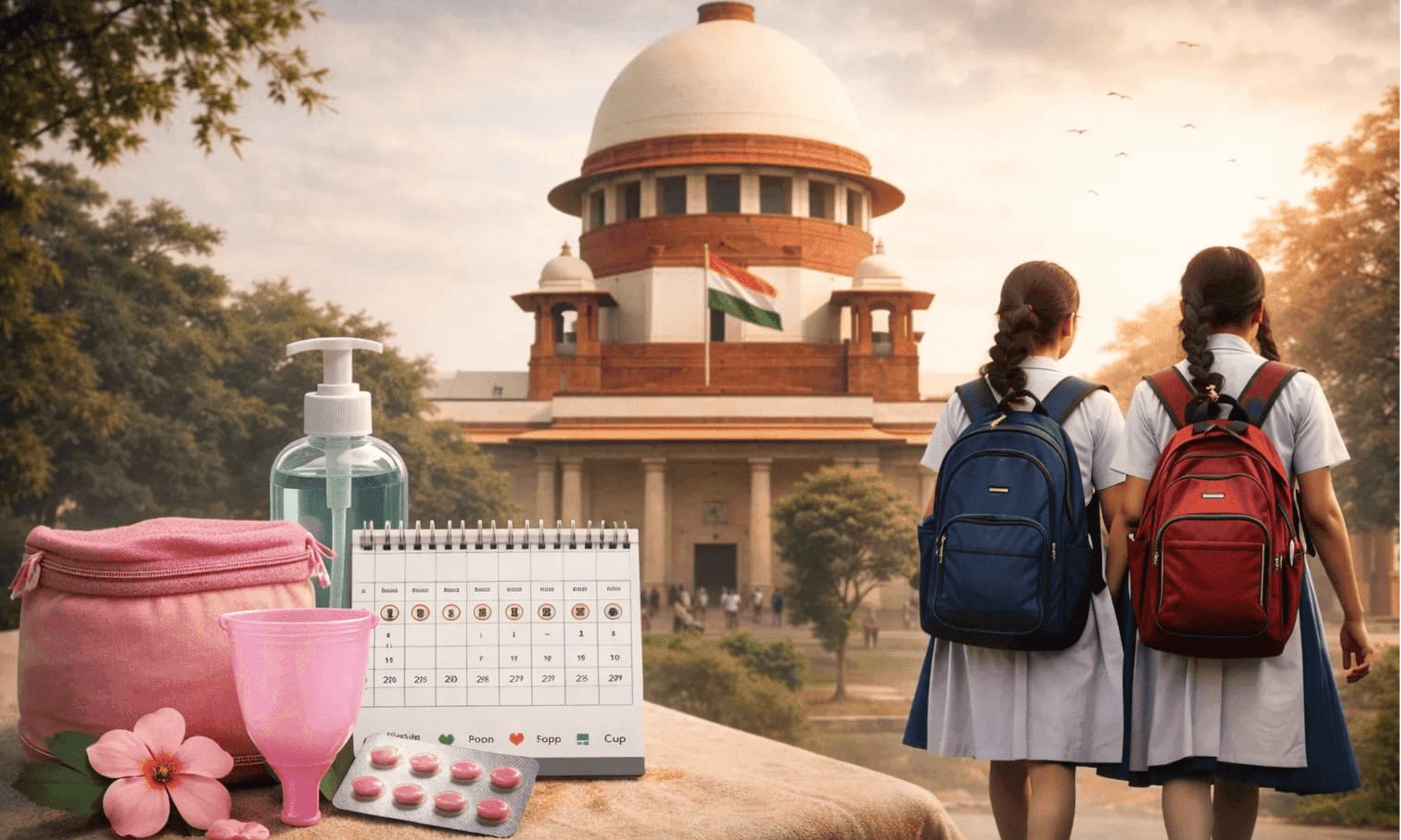 मासिक धर्म स्वच्छता अब 'मौलिक अधिकार': देश के सभी स्कूलों में छात्राओं को मुफ्त मिलेंगे सेनेटरी पैड।