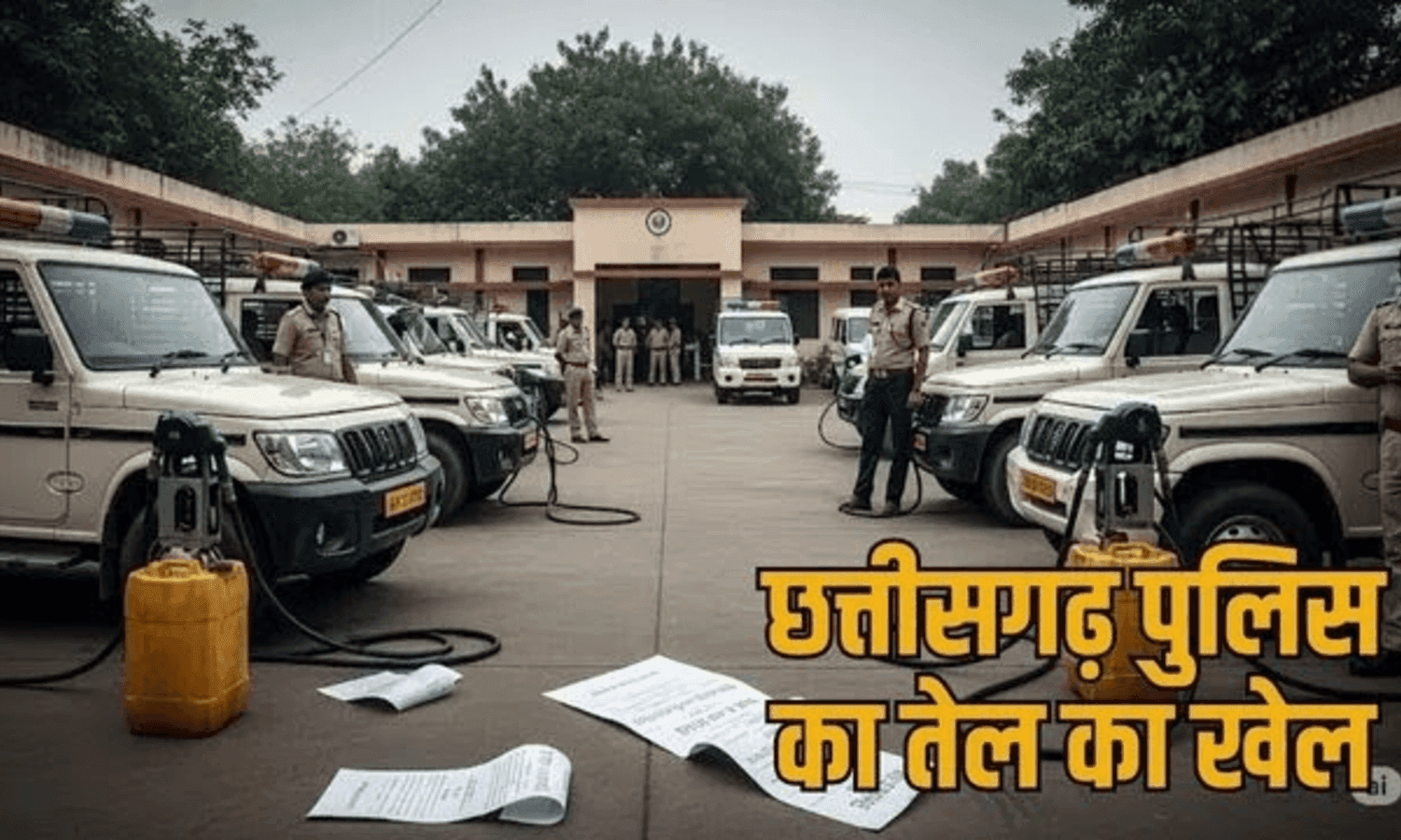 रायपुर ब्रेकिंग: छत्तीसगढ़ पुलिस विभाग में वाहन किराए के नाम पर करोड़ों का 'खेल', एक साल में फूंके ₹350 करोड़